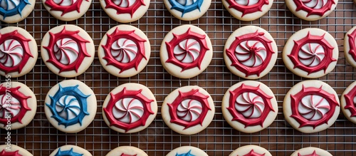 Close up of a cookie adorne...