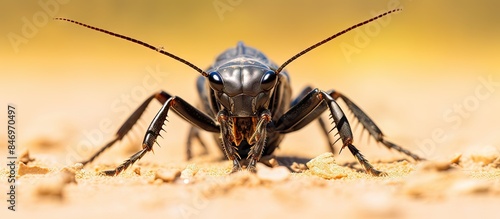 Close-up image of a black m...