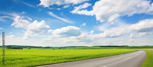 Scenic view of an open road...