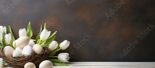 A simple arrangement of egg...