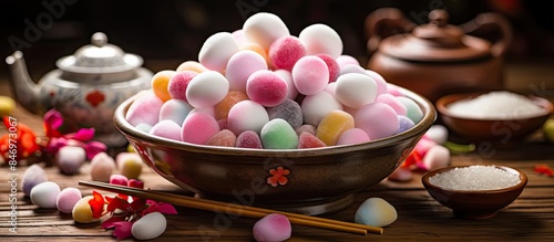 Assorted marshmallows and c...