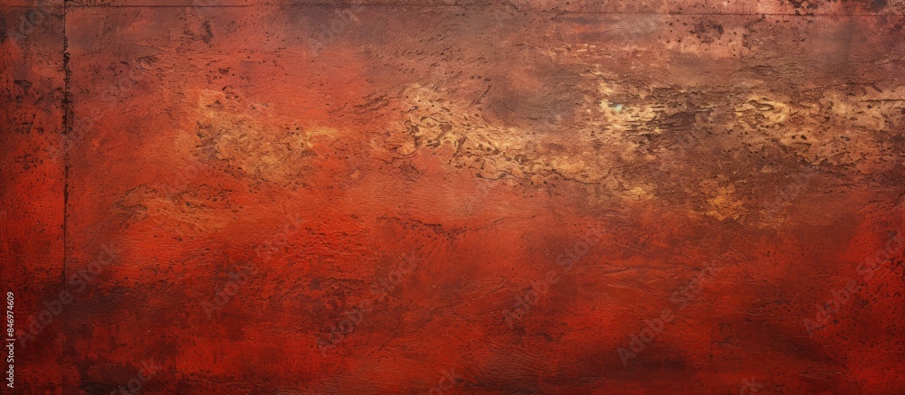 Rusty metal texture against a red background, showcasing oxidation and decay. with copy space image. Place for adding text or design Rusty metal texture against a red background, showcasing oxidation and decay. with copy space image. Place for adding text or design