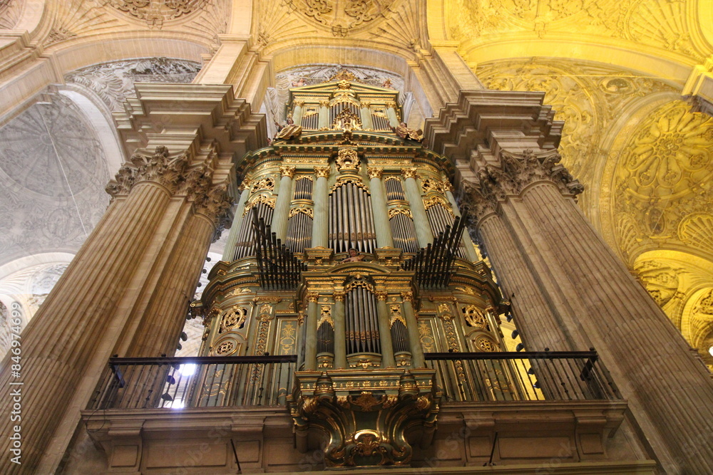 Obraz na plátně Catedral de Málaga, España
