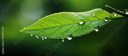 Morning dew droplet hanging...