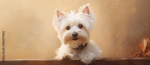 A cute and adorable pet por...