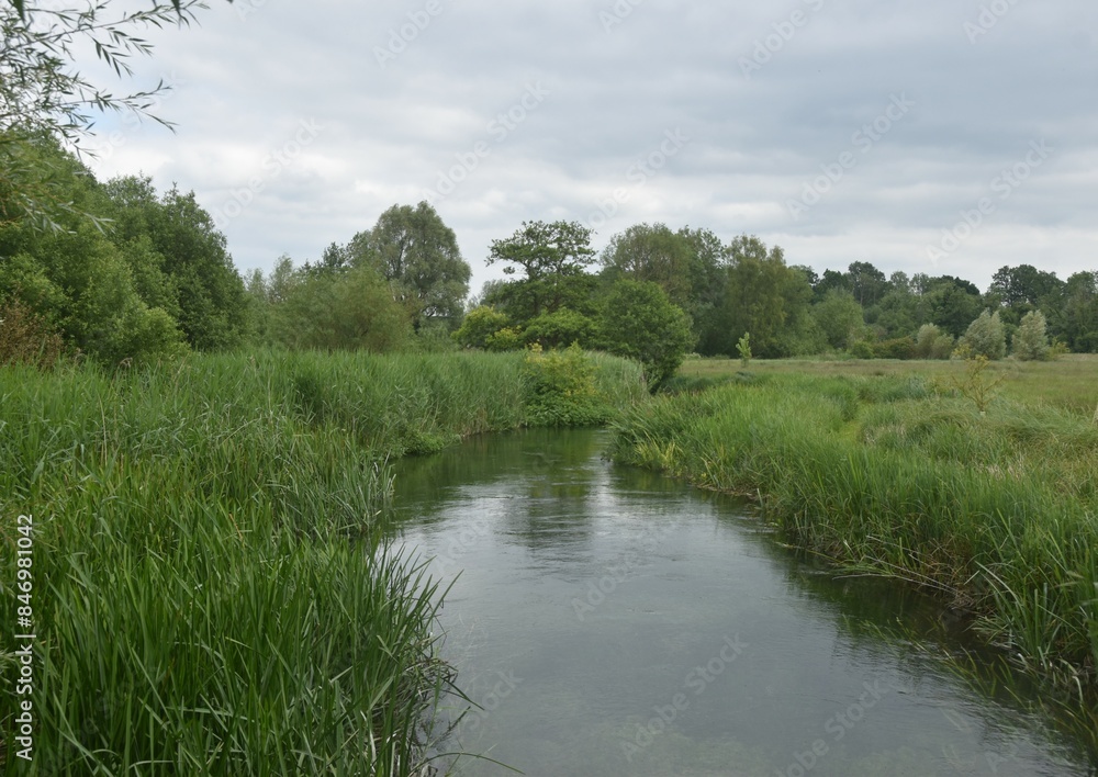 River Anton Near Goodworth Clatford River Anton Near Goodworth Clatford