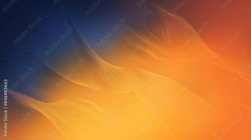 Fototapeta premium Orange and Indigo gradient background. PowerPoint and Business background