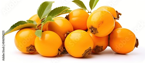 Various fruits displayed on...