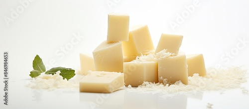 Assorted pieces of cheese r...