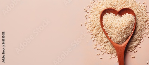 Heart-shaped spoon containi...