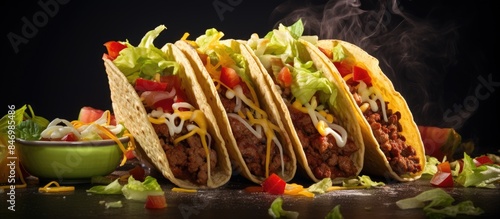 Delicious Mexican hard shel...