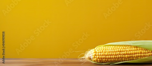 Single ear of corn resting ...
