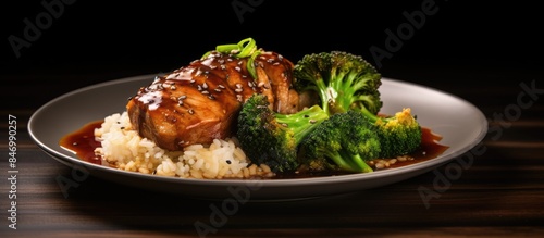 Close-up of a dish featurin...