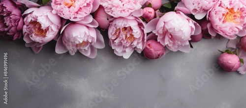 Peonies in various shades o...