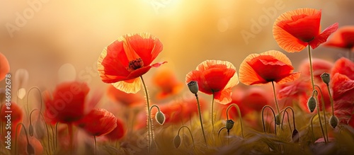 Field adorned with vibrant ...
