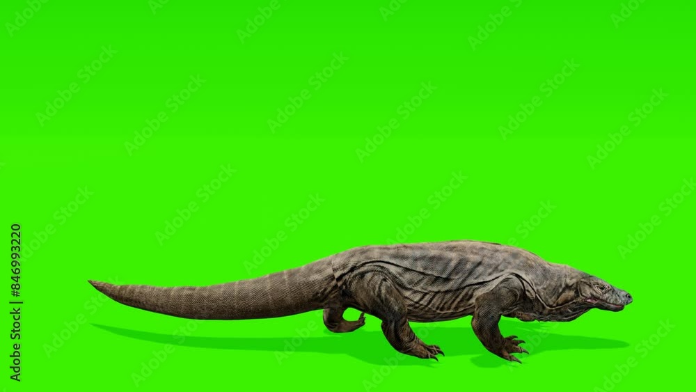 Experience the mesmerizing motion of a Komodo dragon against a green backdrop. Perfect for nature lovers, education, and creative projects, with endless editing options. Experience the mesmerizing motion of a Komodo dragon against a green backdrop. Perfect for nature lovers, education, and creative projects, with endless editing options.