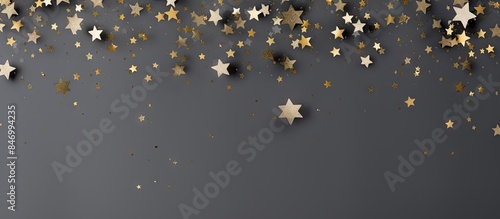 Glistening golden stars con...