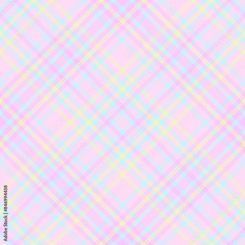 Fototapeta premium Vector plaid pattern of textile background seamless with a fabric check tartan texture.