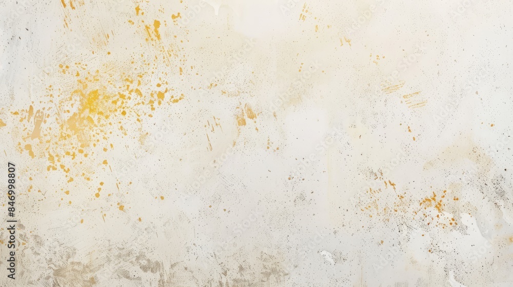 Light rough textured white beige paper background with spotted blank copy space in yellow and brown Light rough textured white beige paper background with spotted blank copy space in yellow and brown