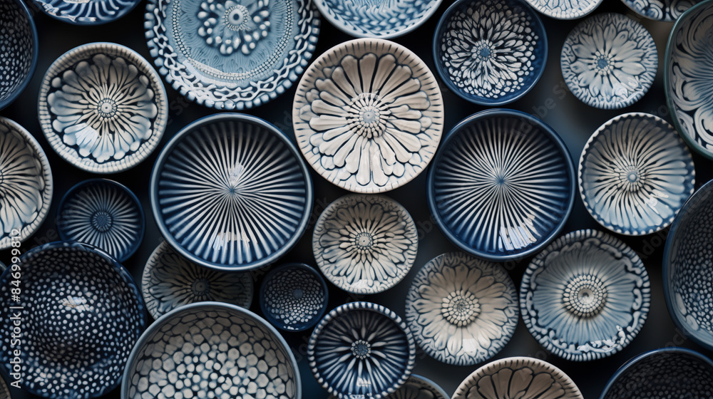 Fototapeta premium Pattern Background Abstract Image, Porcelain Ceramics, Texture, Wallpaper, Background, Cell Phone Cover and Screen, Smartphone, Computer, Laptop, Format 9:16 and 16:9 - PNG