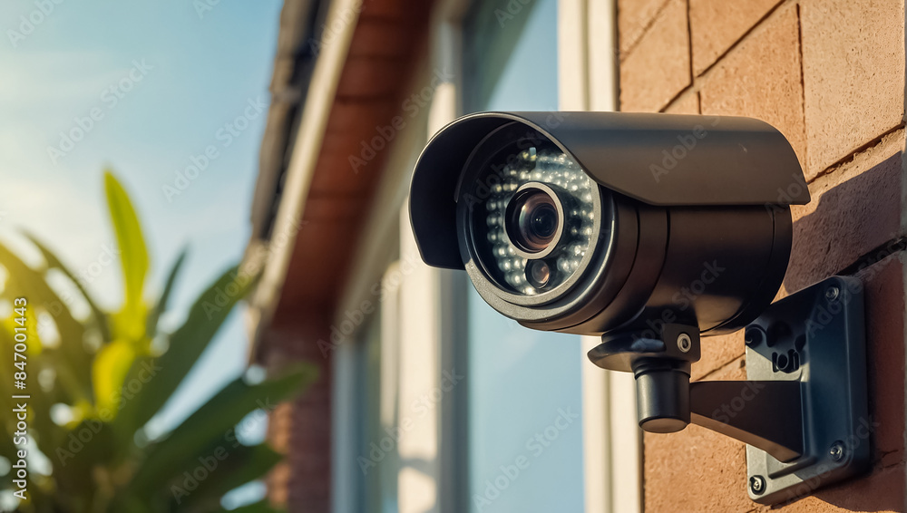 CCTV camera on the house CCTV camera on the house