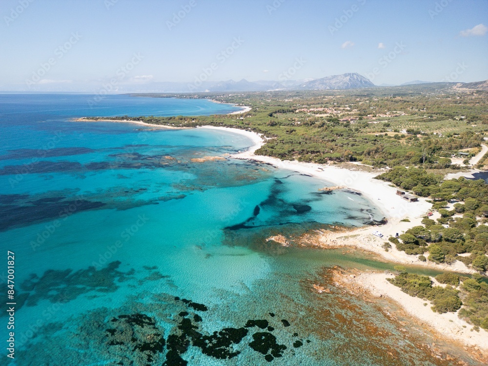 View of Orosei coastline, Sardinia, Italy View of Orosei coastline, Sardinia, Italy