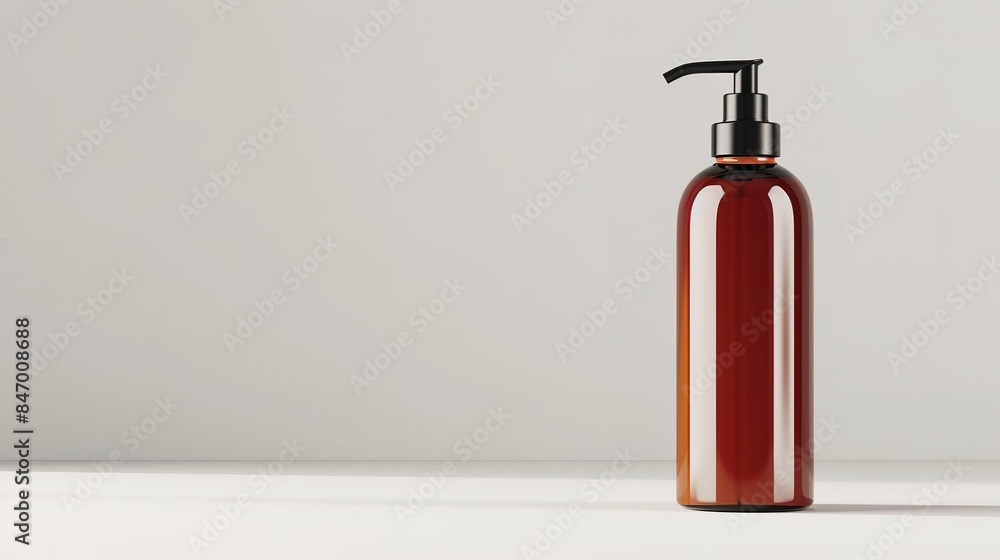 Cosmetic bottle on white background Cosmetic bottle on white background