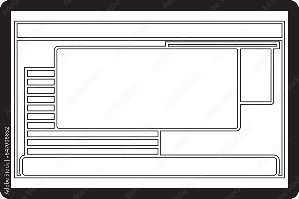 Monitor screen display design, digital tools, with a simple and simple background concept texture Monitor screen display design, digital tools, with a simple and simple background concept texture