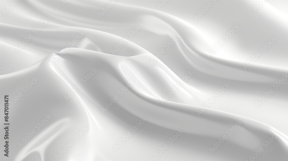 A close-up shot of a white cloth folded in multiple layers, suitable for use in fashion or textile-related contexts A close-up shot of a white cloth folded in multiple layers, suitable for use in fashion or textile-related contexts