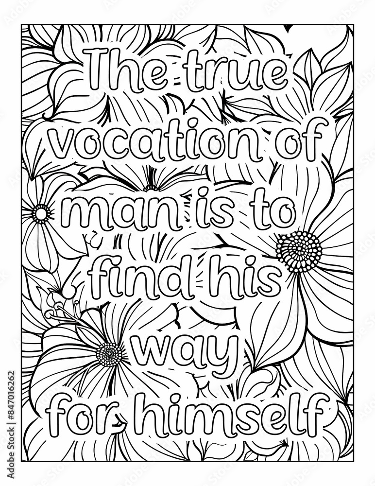 Motivational Quotes Coloring Page Motivational Quotes Coloring Page