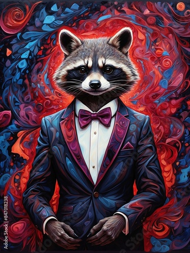elegant racoon