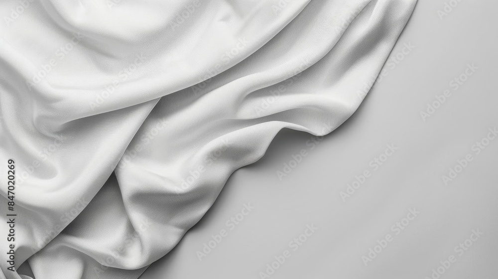 Fototapeta premium Light grey background with subtle shadowing, large copy space