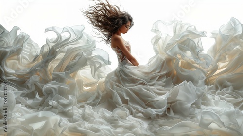 girl in a wedding dress © Arnur Murtazinov