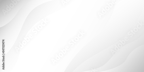 Abstract light background design with wavy lines with gradient Vector white - gray horizontal template for business official formal invitation prestigious certificate announcement presentation 3d