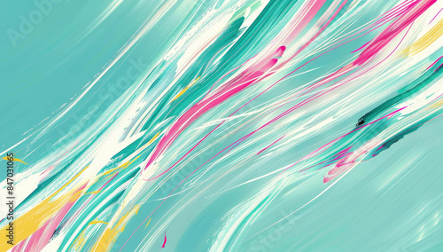 Colorful pastel marble background vector illustration with soft swirls and flowing lines in pink. Created with AI