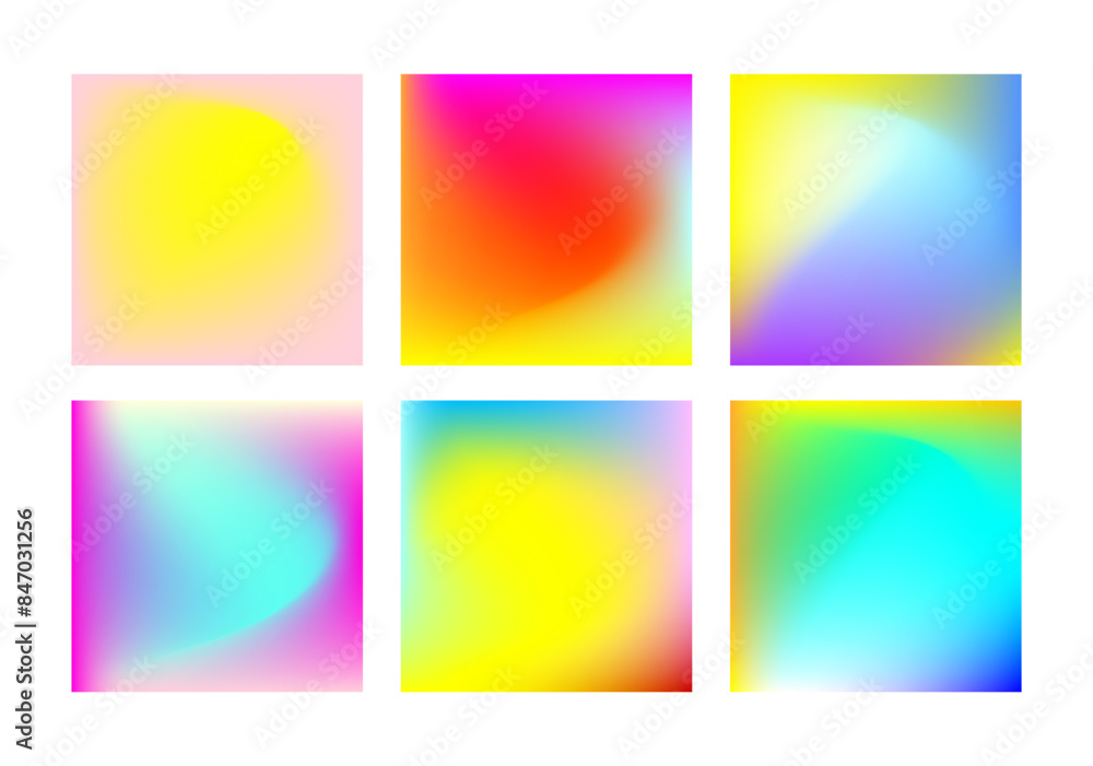 set of colorful gradient banners set of colorful gradient banners