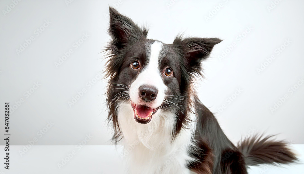 Fototapeta premium Border Collie im Studio 