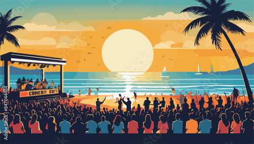 Sunset Concert on the Beach