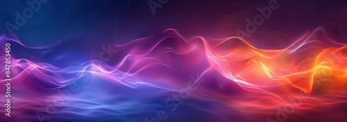 Abstract Waves of Color and Light