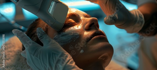 Luxurious Spa Radiofrequency Facial Treatment for Skin Rejuvenation