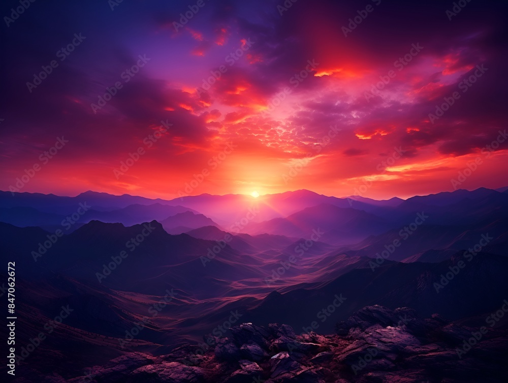 The timelapse of the evening sunset The timelapse of the evening sunset