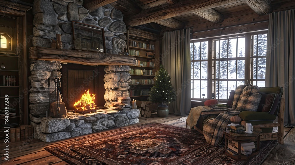 Old house at night. AI generated art illustration. Old house at night. AI generated art illustration.