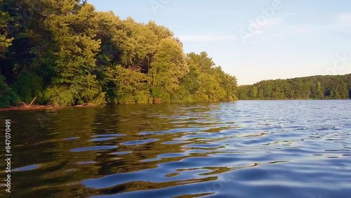 Pierce Lake is a popular destination at Rock Cut State Park in northern Illinois