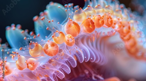Aquatic Wonders Revealed Dive into a world of intricate detail as close-up photography unveils the hidden beauty of aquatic creatures, their scales, fins, and features captured in stunning clarity