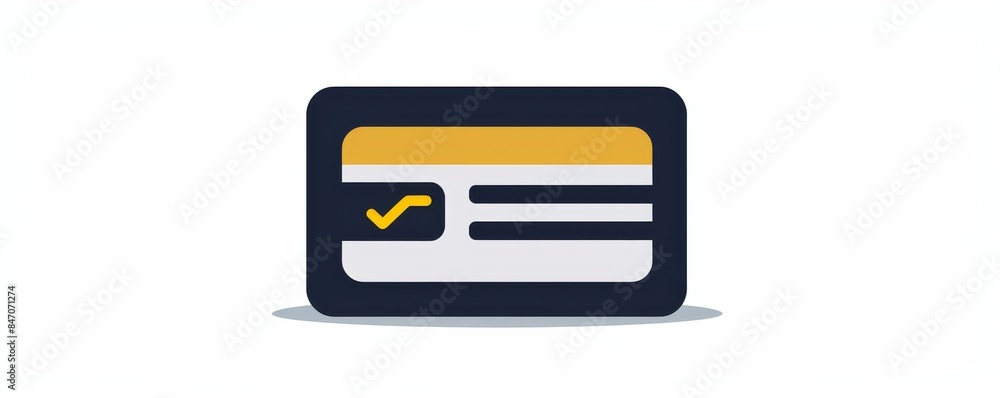 graphic design of an icon for a blank form with a check mark graphic design of an icon for a blank form with a check mark