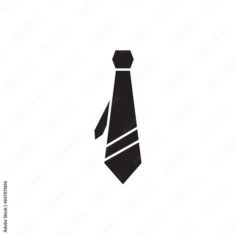 Necktie icon design, isolated on white background, vector illustration Necktie icon design, isolated on white background, vector illustration