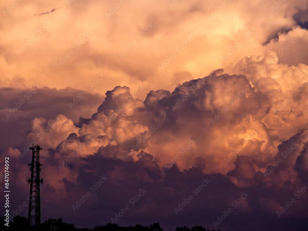 Obraz premium cellular against the storm