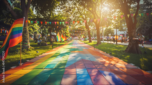 people in the park pride festival