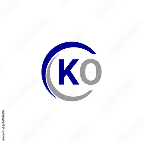 Free Download Alphabet letters Initials Monogram logo KO, INITIAL Letter KO logo design, template vector illustration. KO Initial Letter Logo design vector template, Graphic Alphabet Symbol for Corporate Business.
 - GFXLoad
