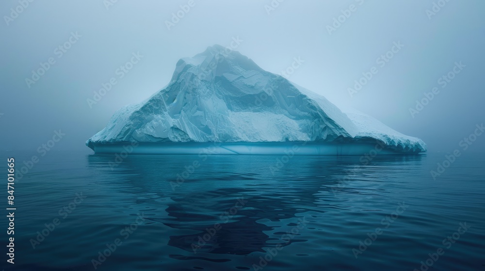 Picturesque sight of iceberg in Greenland